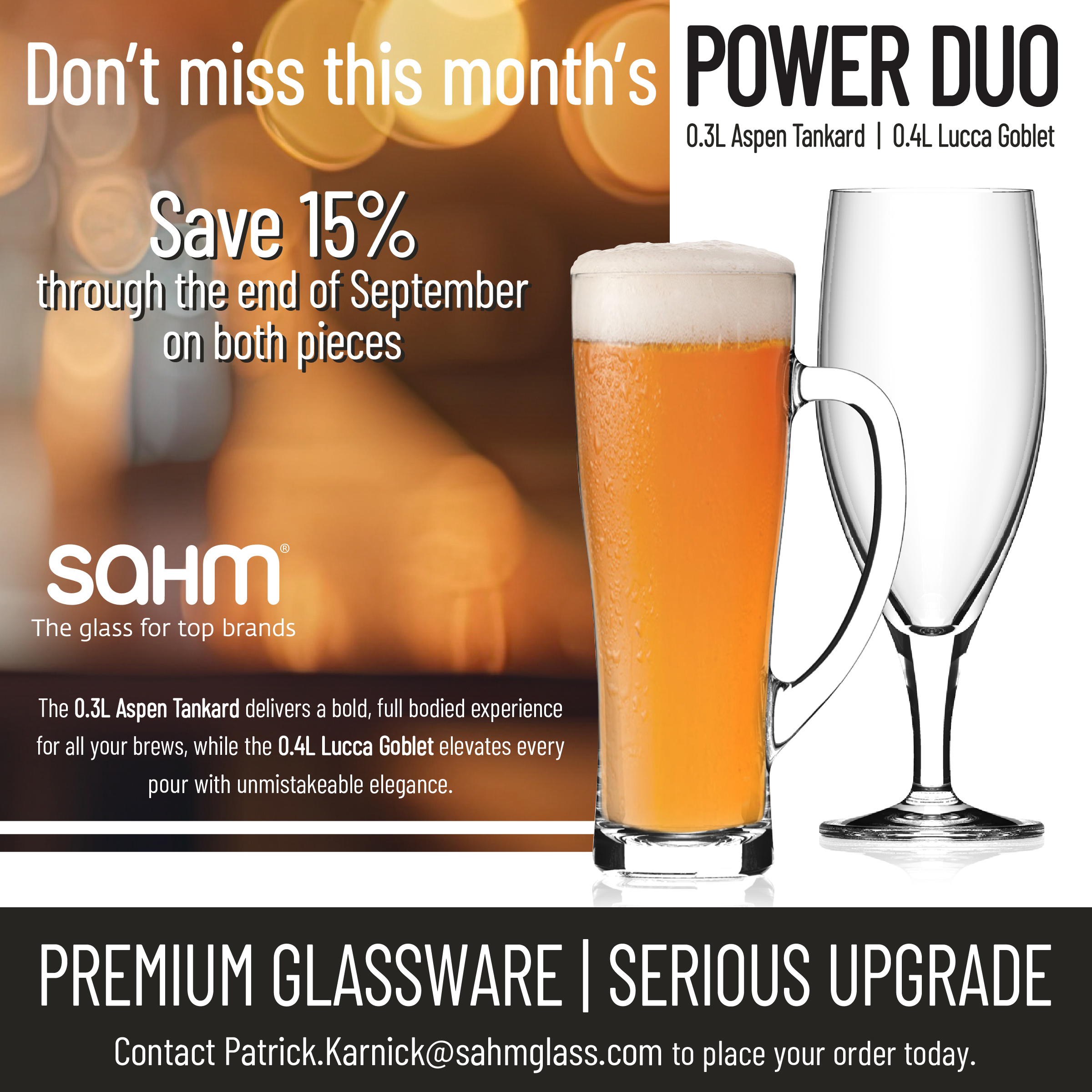 Oktoberfest | SAHM Glass - Design you can taste